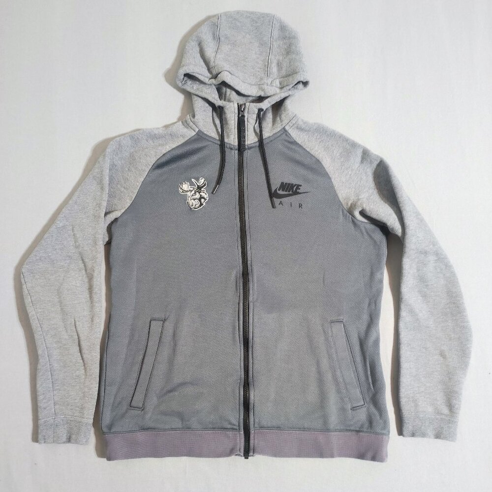 Nike Hoodie men's / youth size M grey colour Manitoba Moose Hockey logo
